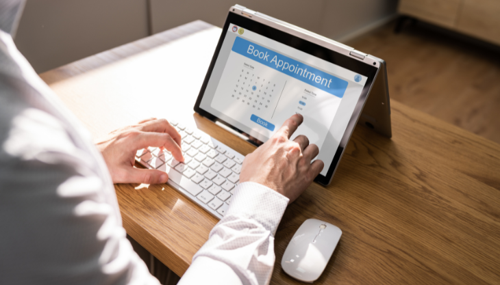 DIGITAL APPOINTMENT BOOKING SYSTEM visual data 7